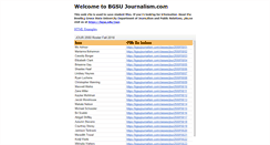 Desktop Screenshot of bgsujournalism.com